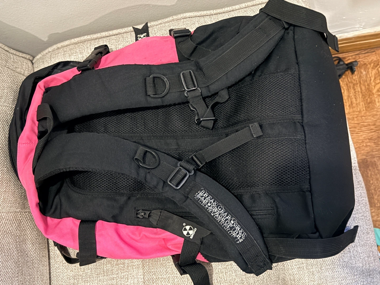 BGW Breakaway Rucksack Backpack Black Pink - photo 2