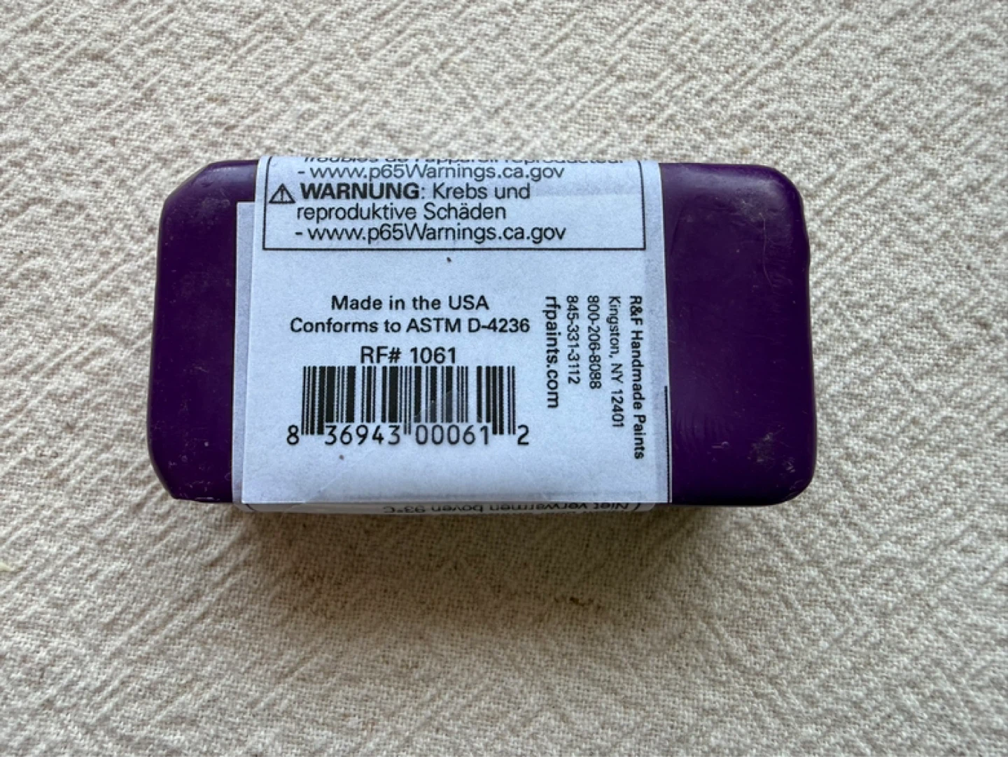 R&F Professional Encaustic Wax Paint - Cobalt Violet Deep - photo 3