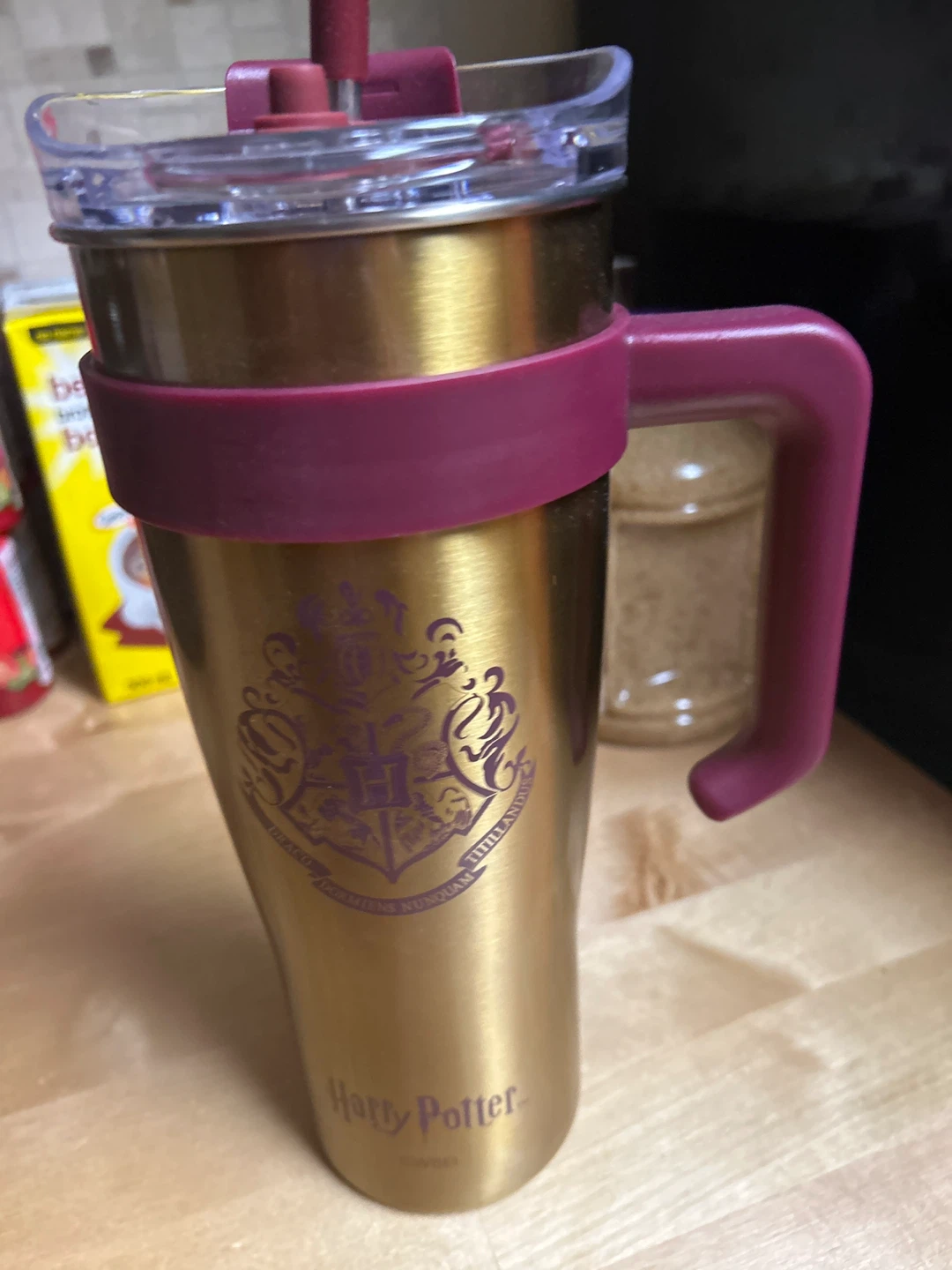 Harry Potter Tumbler with Straw