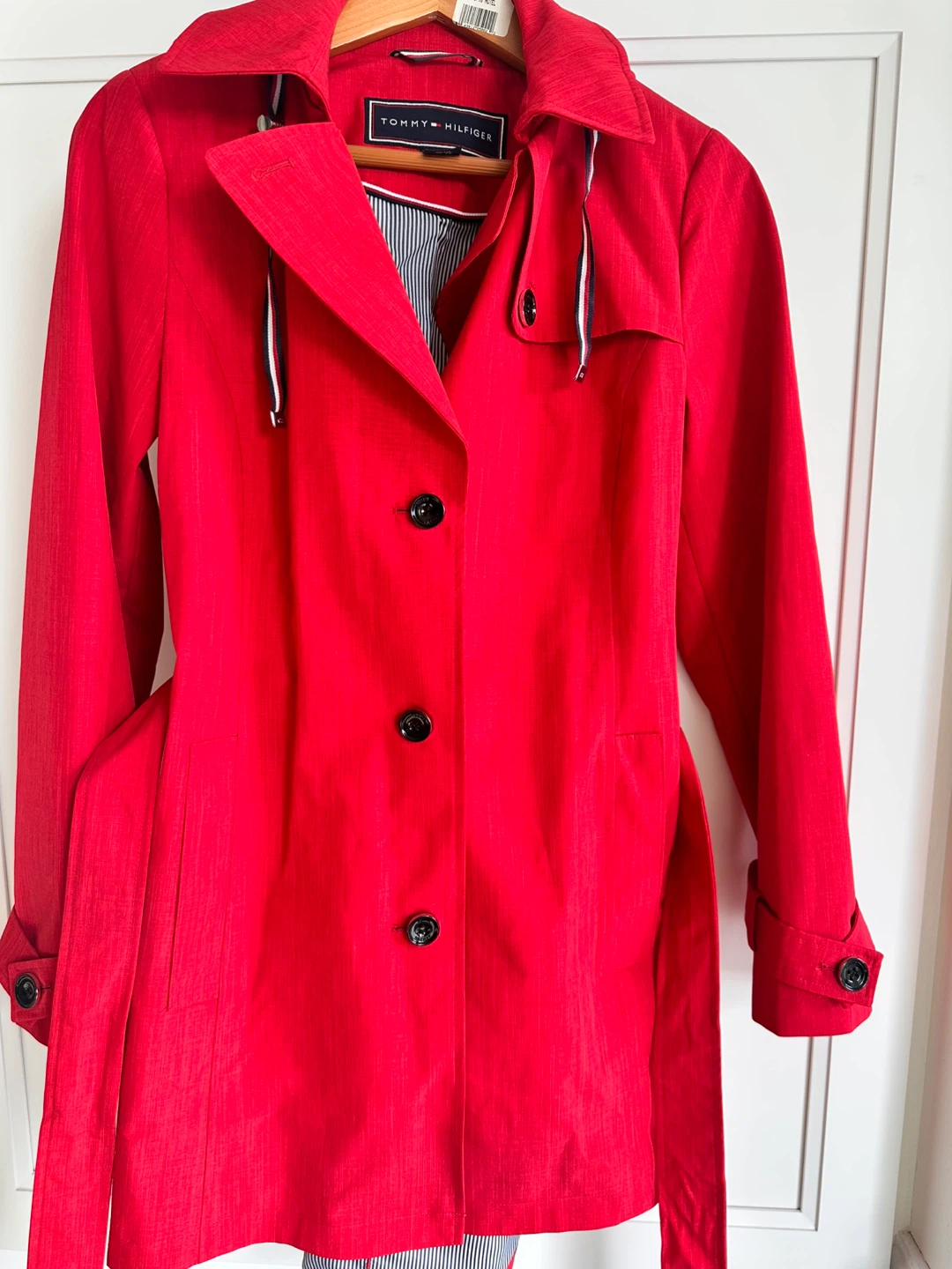 Tommy Hilfiger Red Trench Coat - Size S/P - photo 3
