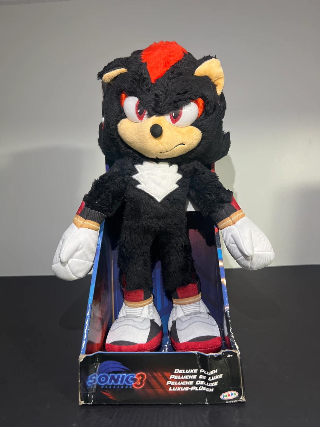 Jakks Sonic The Hedgehog 3 Shadow Deluxe Plush