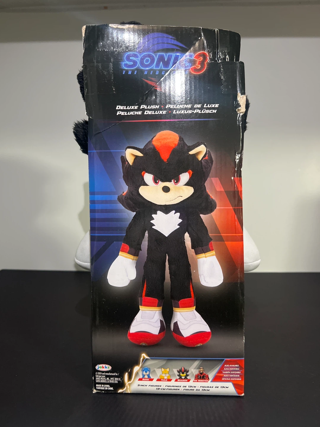 Jakks Sonic The Hedgehog 3 Shadow Deluxe Plush - photo 3