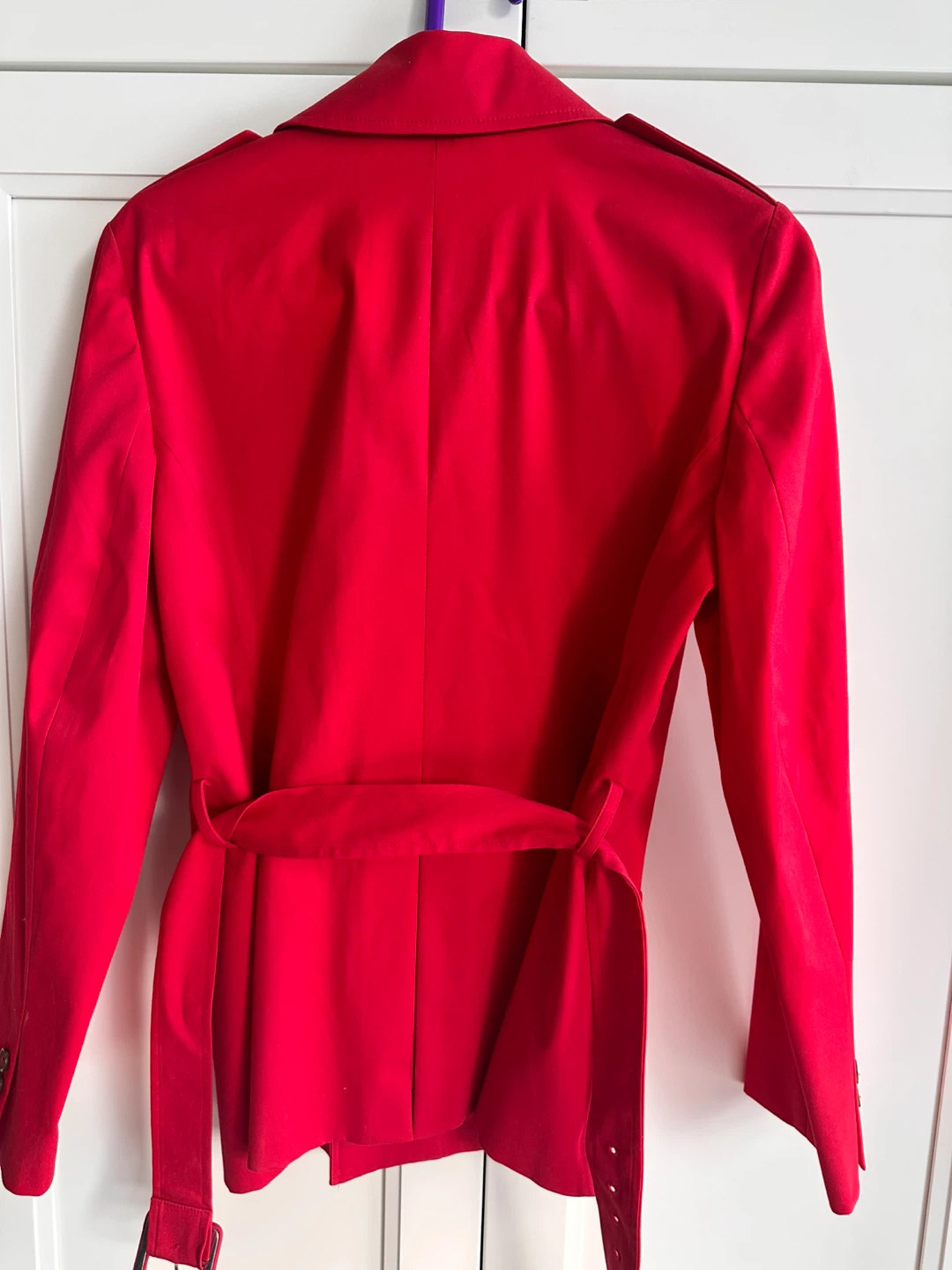 Brooks Brothers "346" Red Trench Coat Size 8 - photo 4