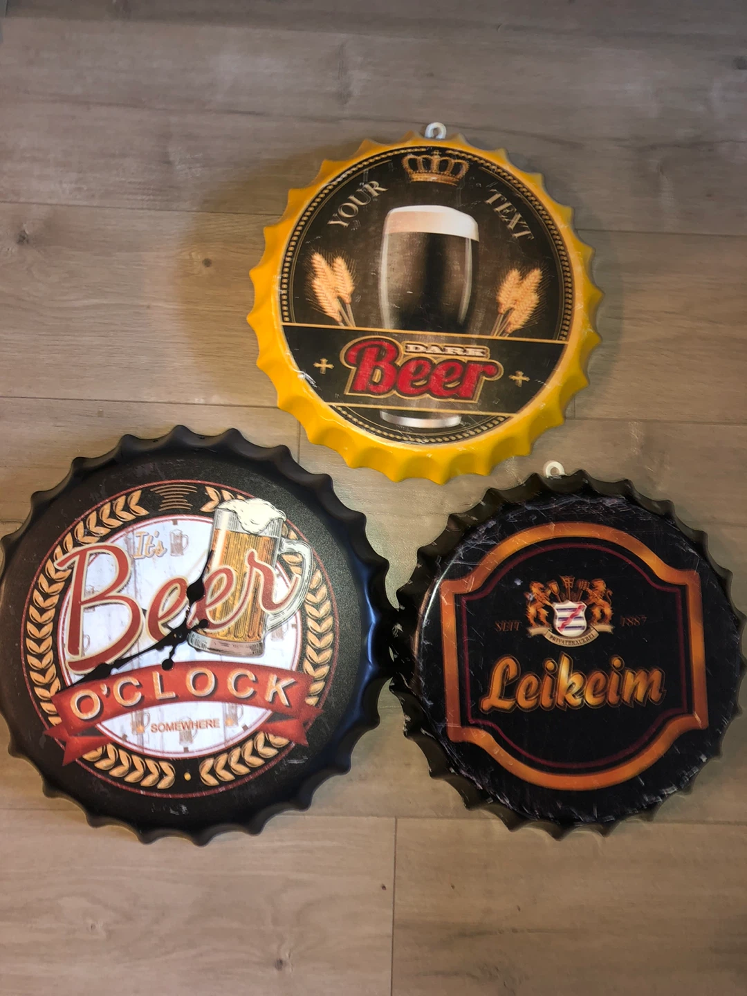 Bottle cap decor