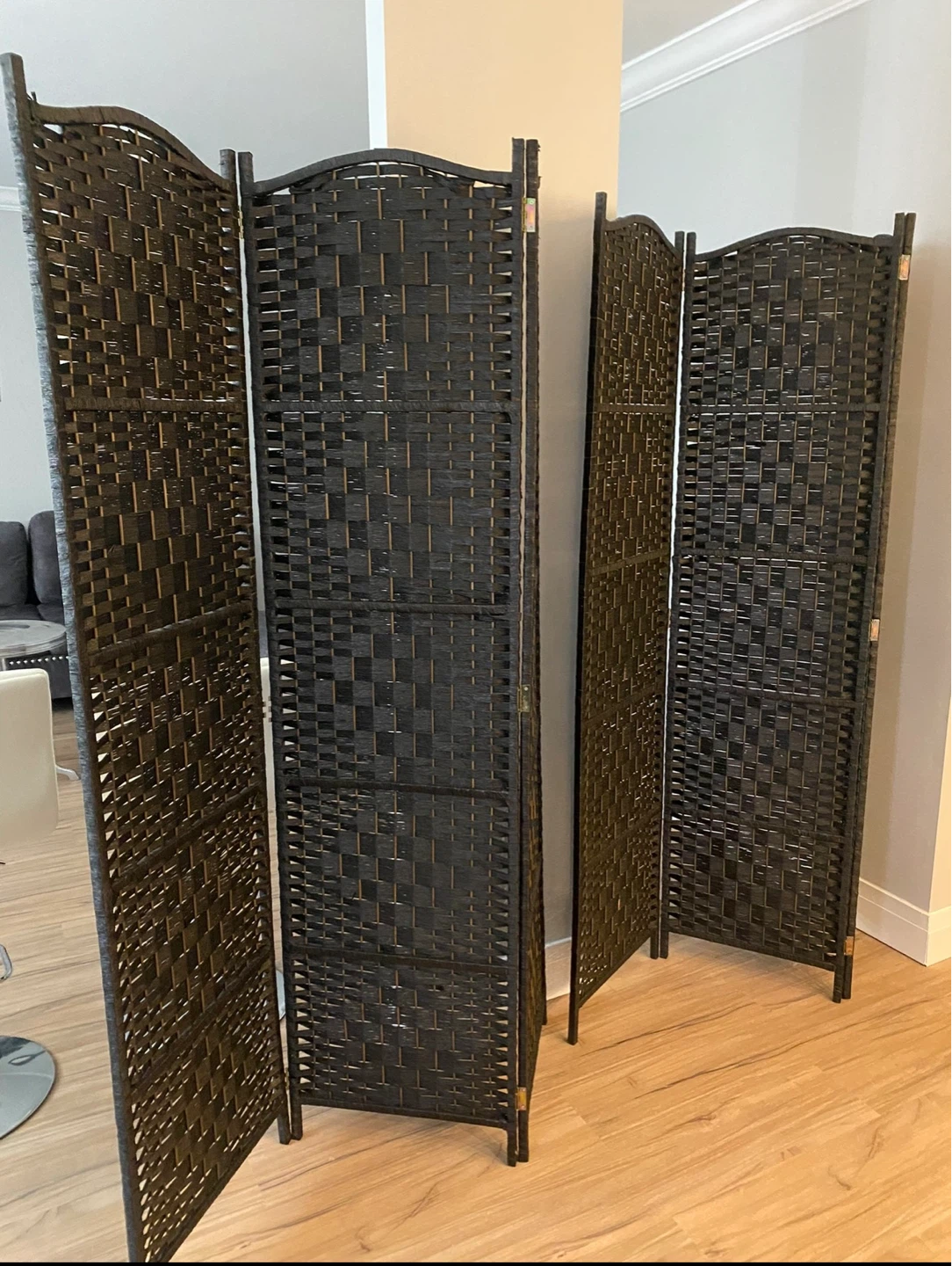 4-Panel Room Divider Screen