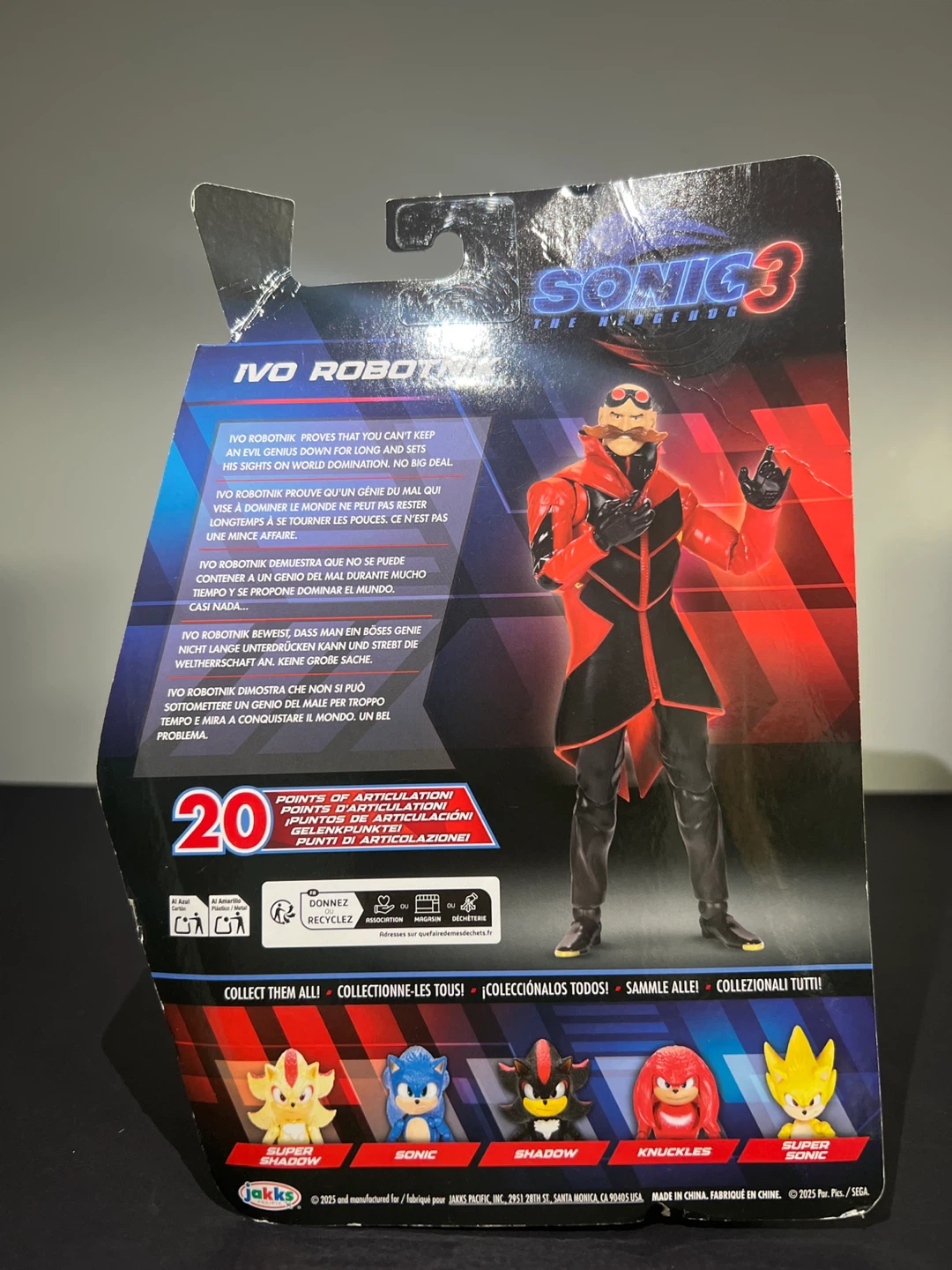 Sonic the Hedgehog 3 Ivo Robotnik Action Figure - photo 4