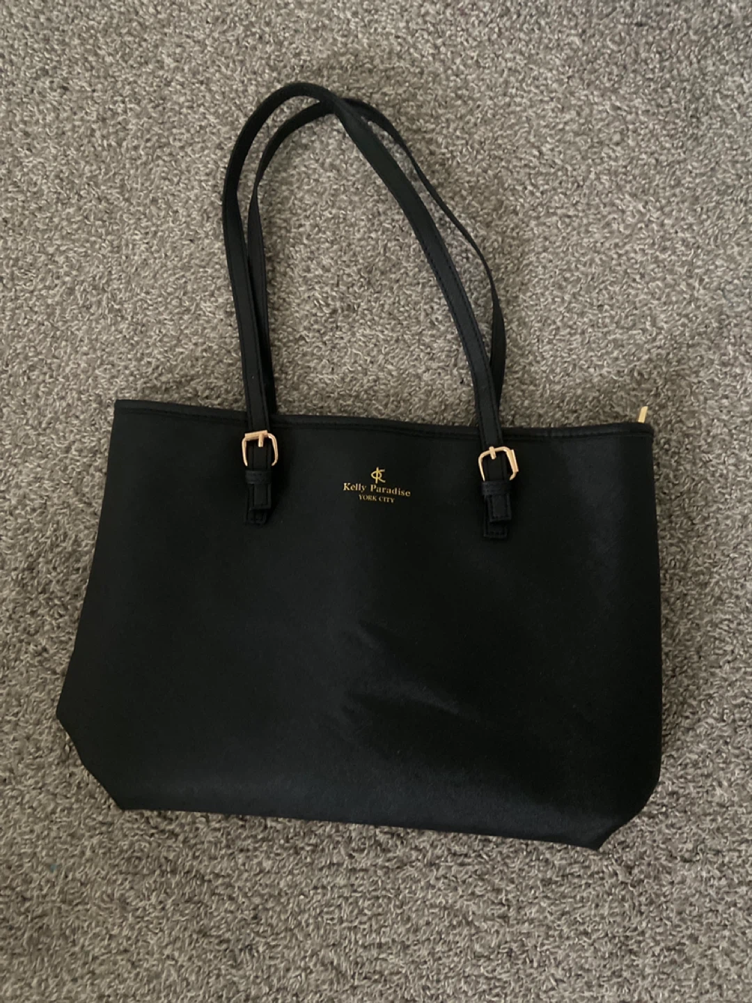 Kelly Paradise Black Tote Bag
