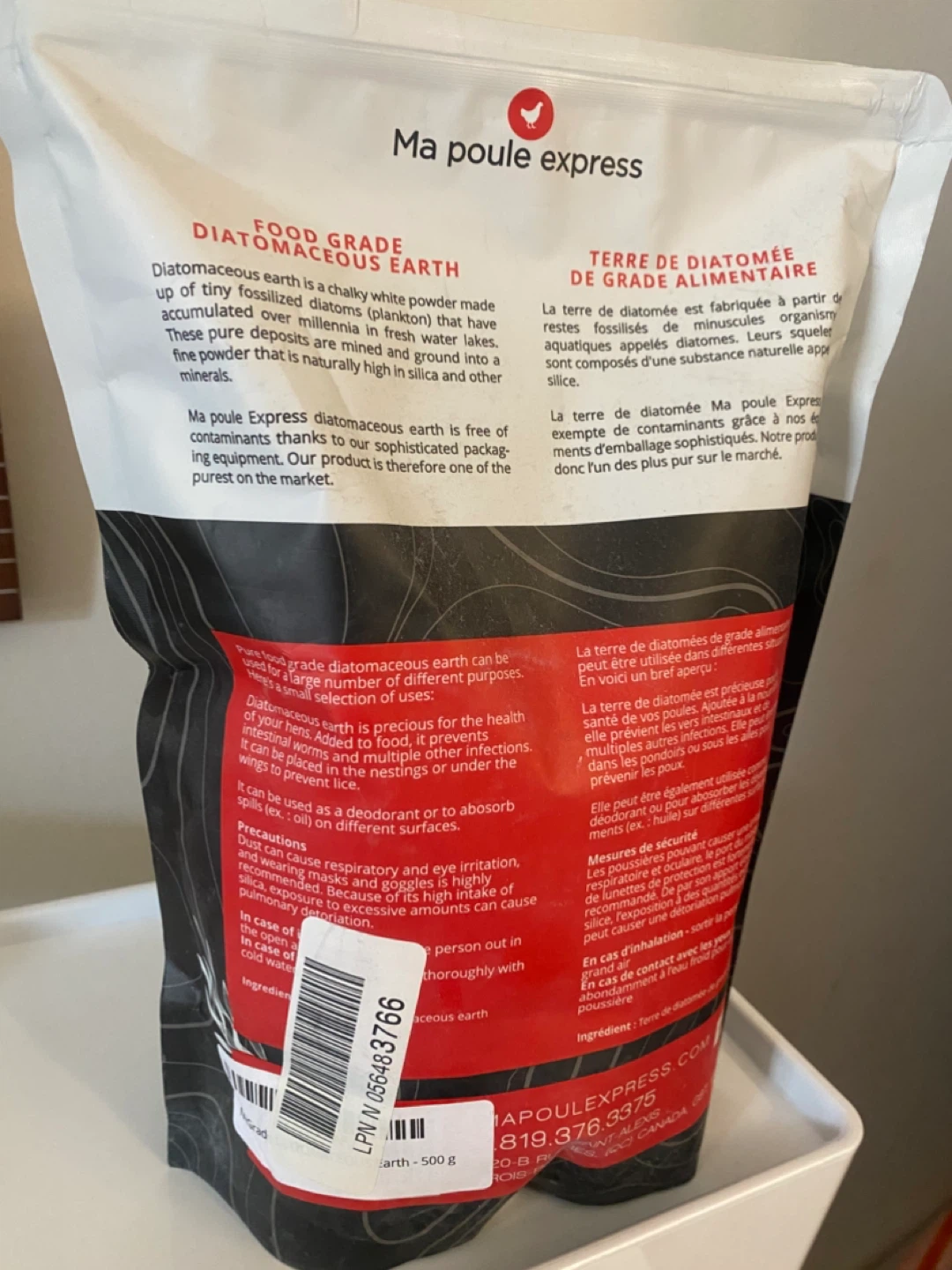 Ma Poule Express Food Grade Diatomaceous Earth 500g - photo 2