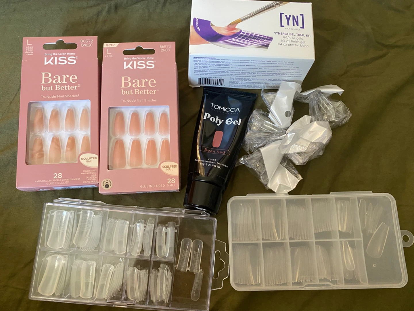 KISS press on kits & Poly Gel Kit