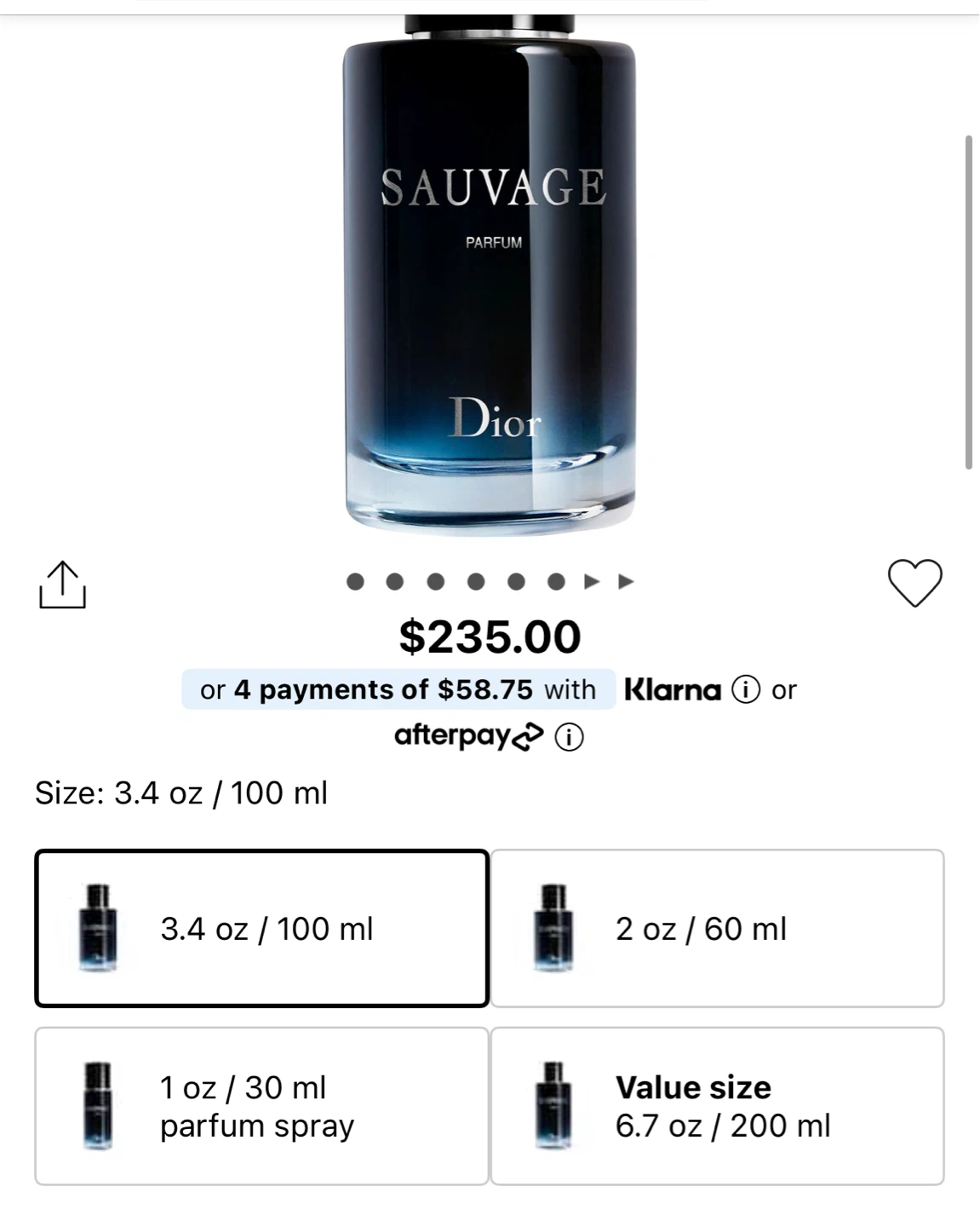 Dior Sauvage Parfum 100ml - photo 2