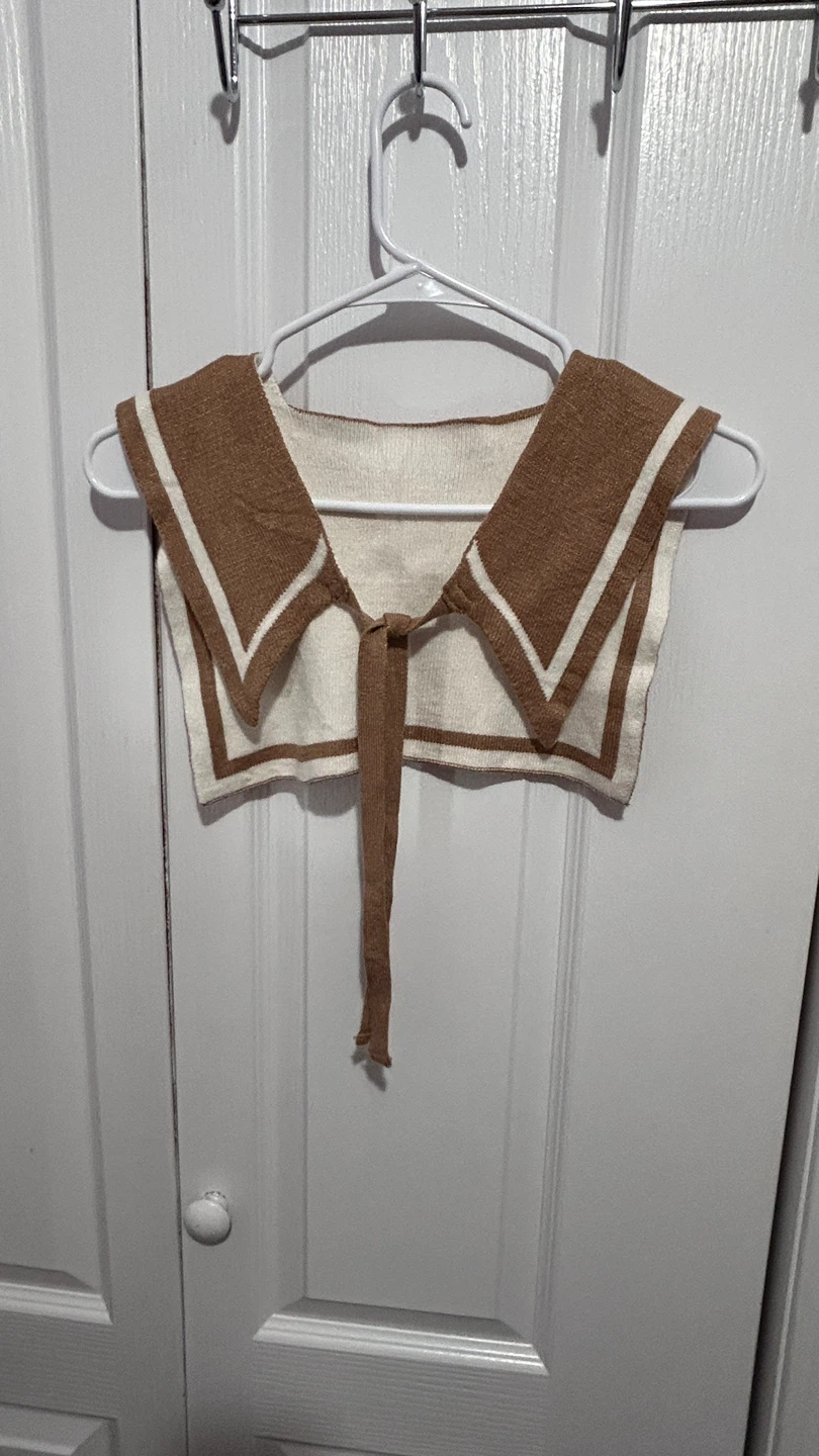 Knit Sailor Collar Neck Warmer - photo 3