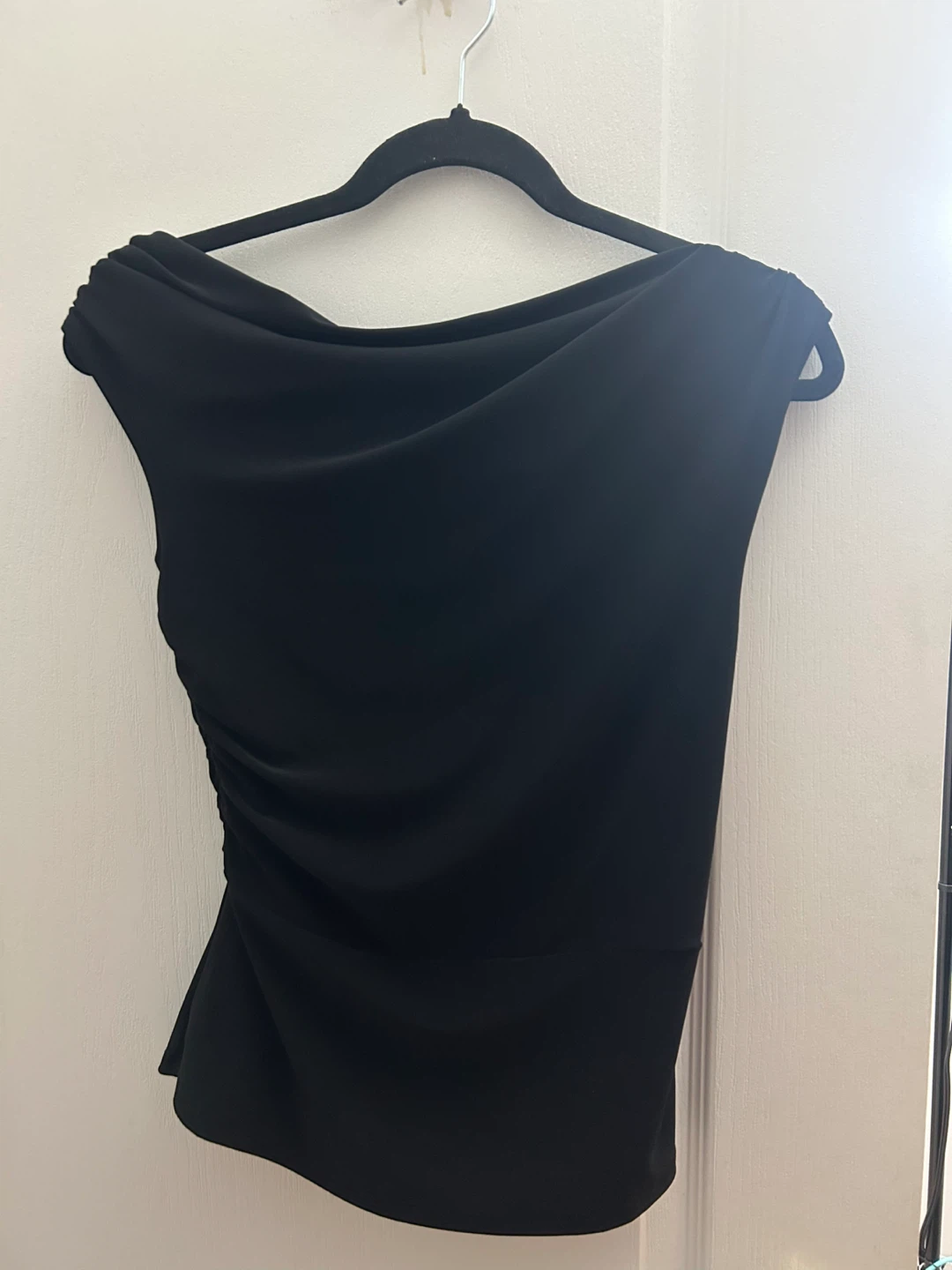 Babaton Black One Shoulder Top Size M