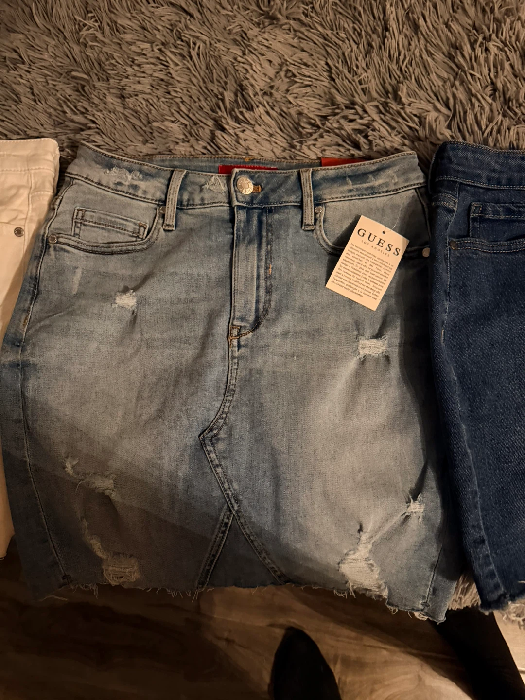 Guess Distressed Denim Skirts - photo 2
