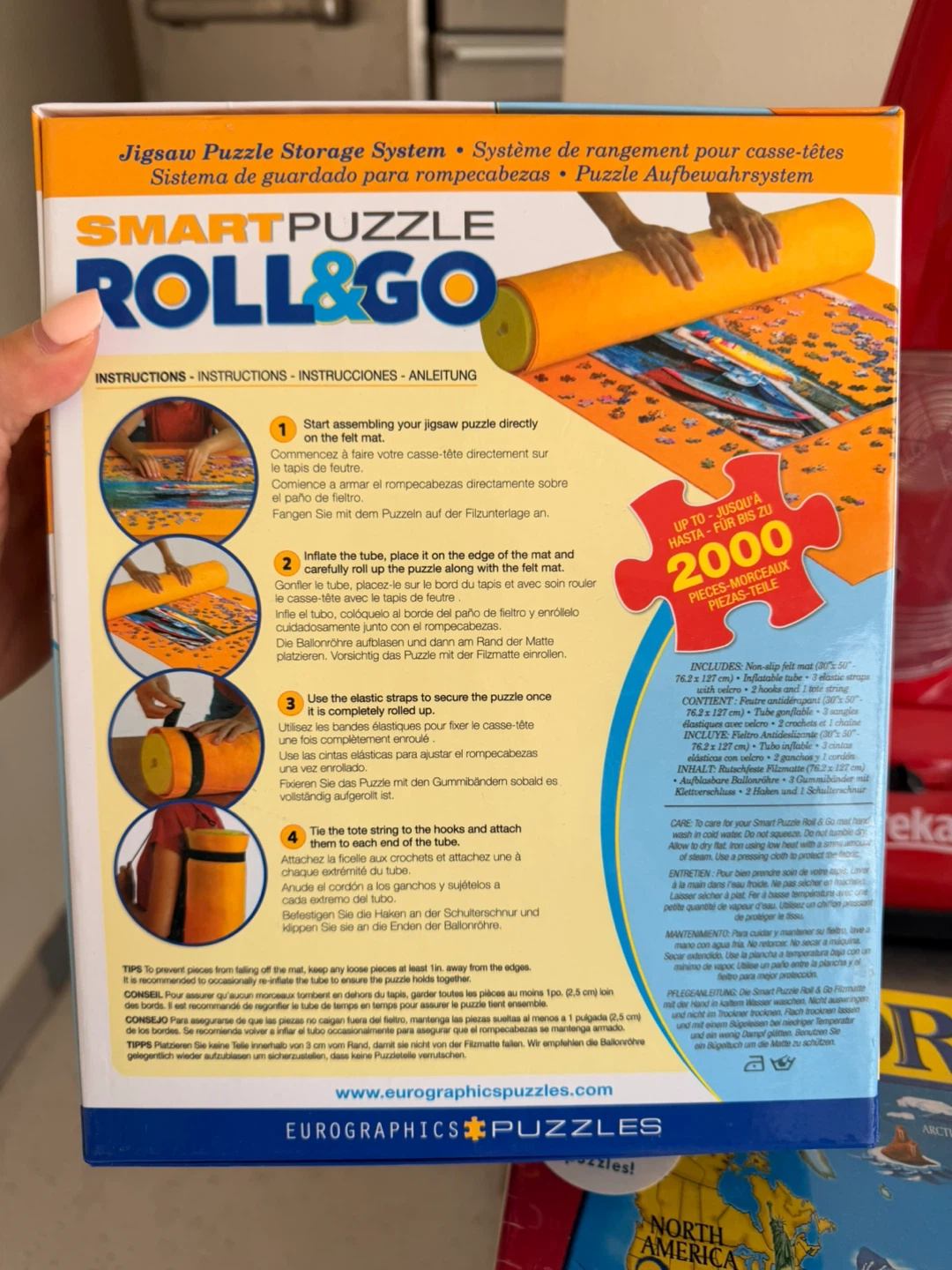 SmartPuzzle Roll & Go Jigsaw Puzzle Storage System - photo 2