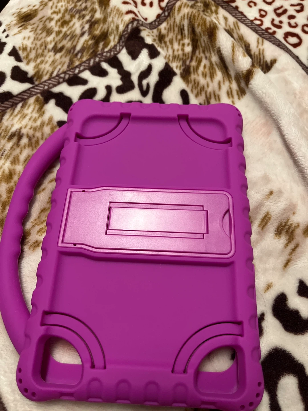 Purple Kid-Friendly Tablet Case with Handle and Stand - photo 2