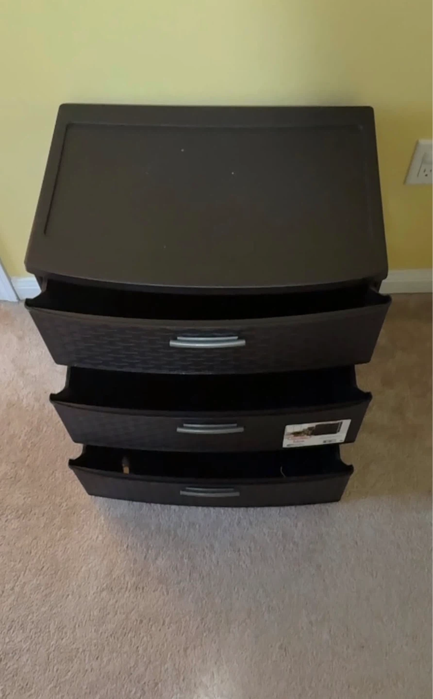 Sterilite 3 Drawer Rolling Cart - photo 2