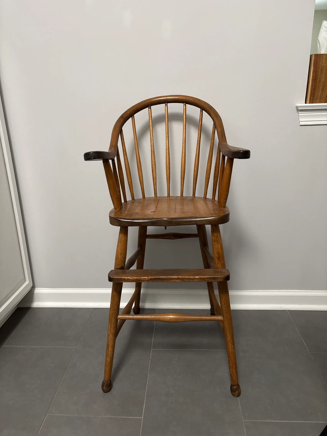 Vintage Wooden High Chair