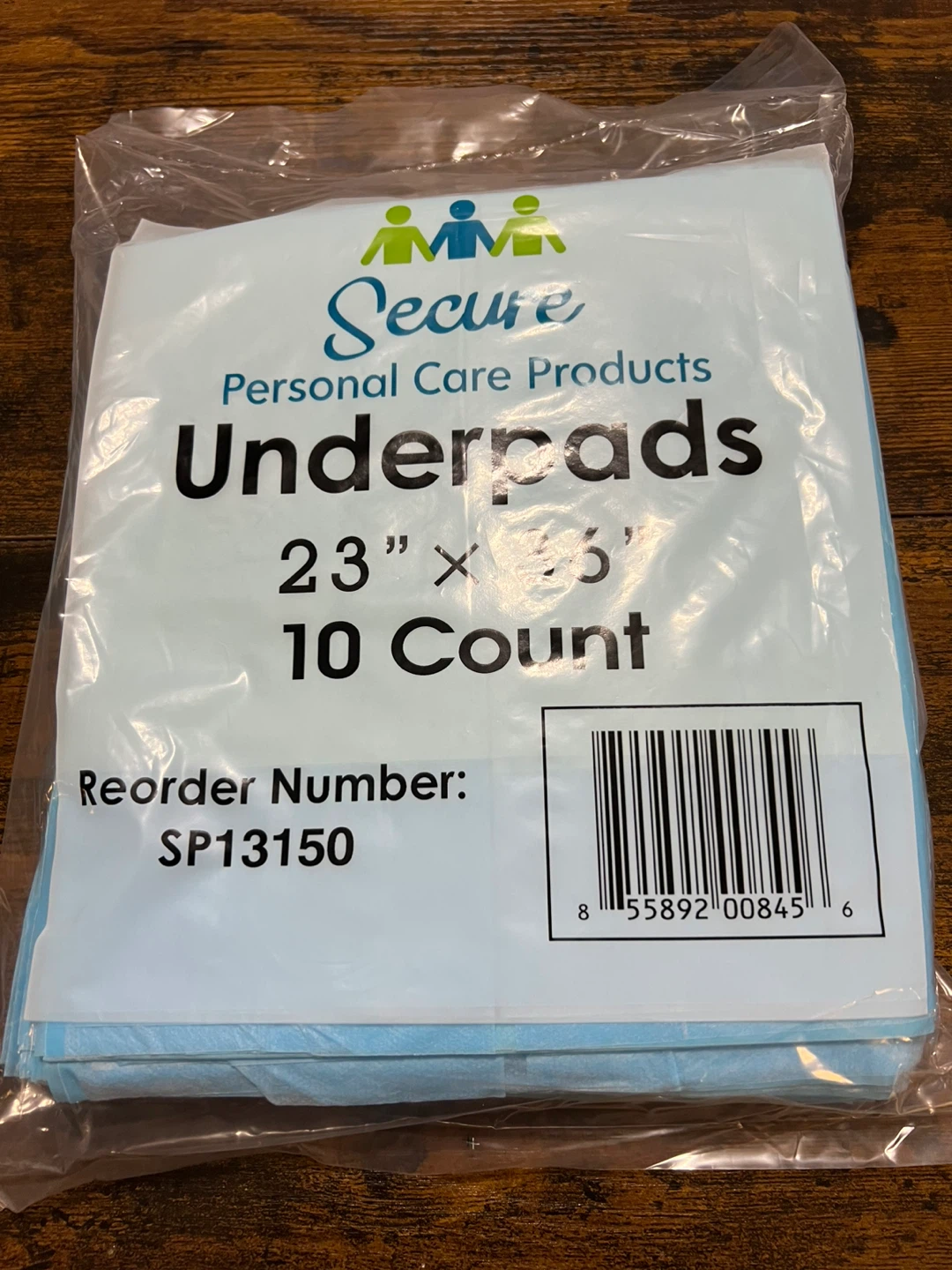 Secure Personal Care Products Underpads 23"x36" 150 Count