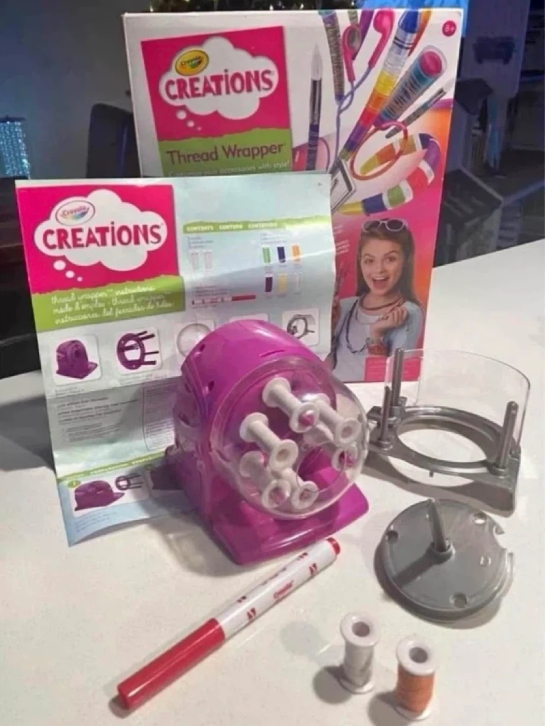 *FREE, pls read!* Crayola Creations Thread Wrapper Craft Kit