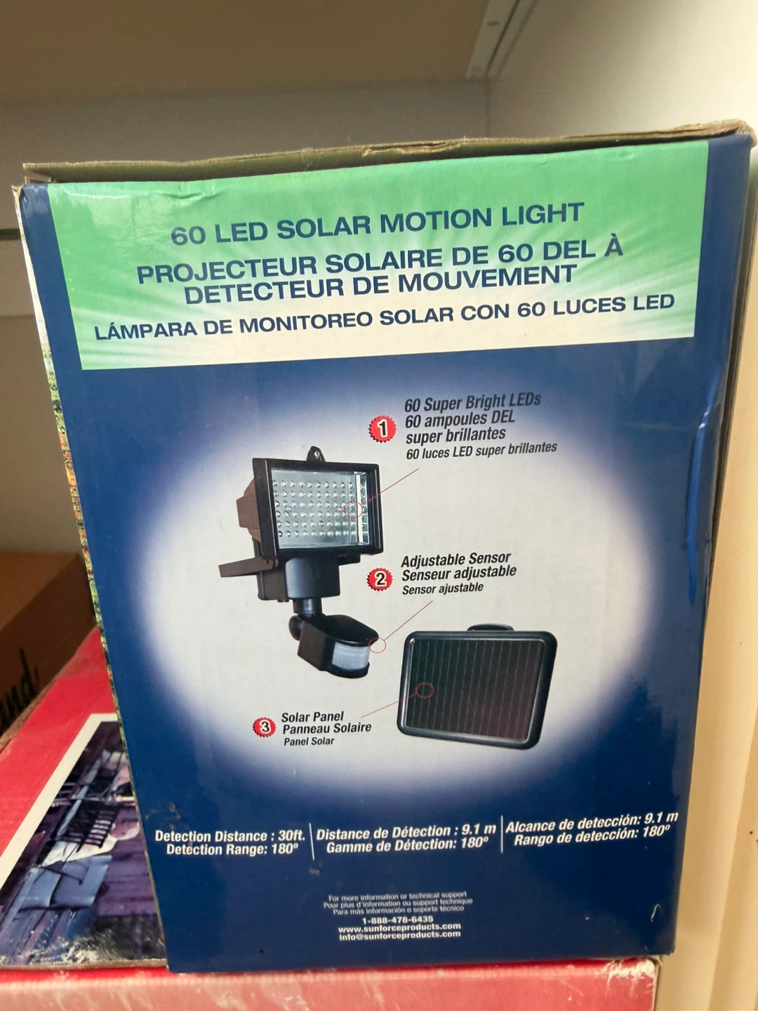 New SUNFORCE 60 LED Solar Motion Light - photo 2