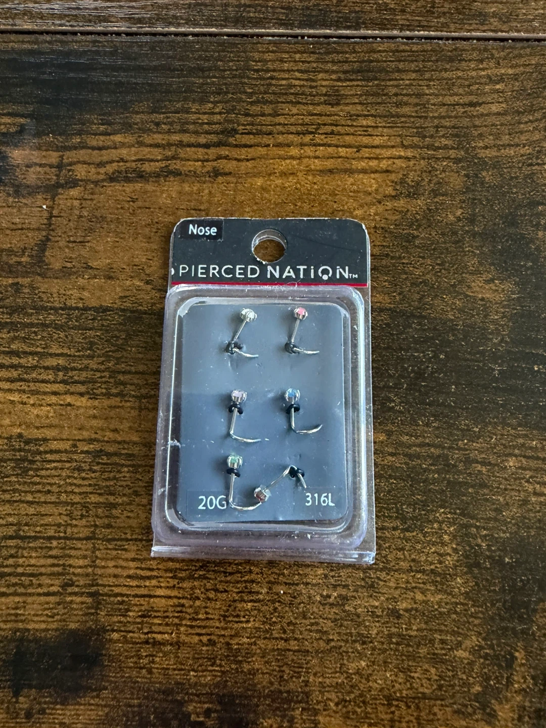 Pierced Nation Nose Studs Set