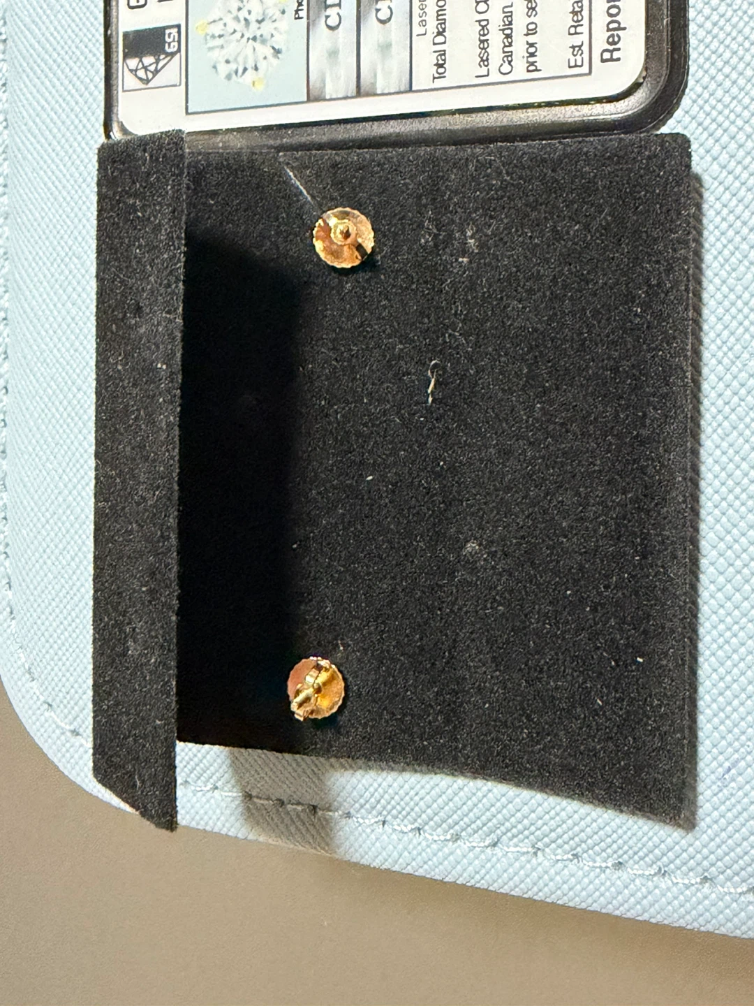 Solitaire earrings - photo 3