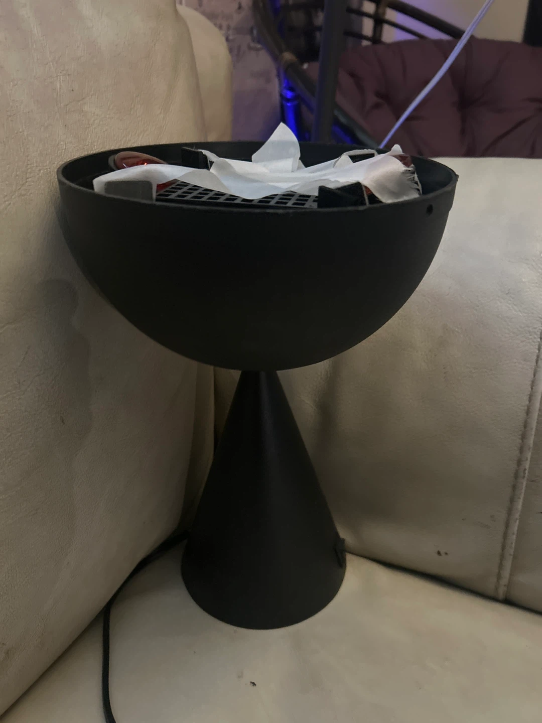 Black Flame Effect Lamp - photo 2