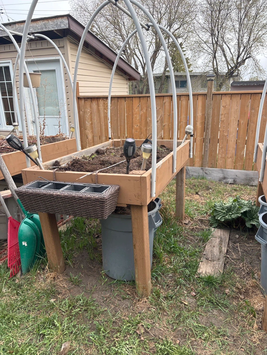 Raised Garden Bed with Arched Covers