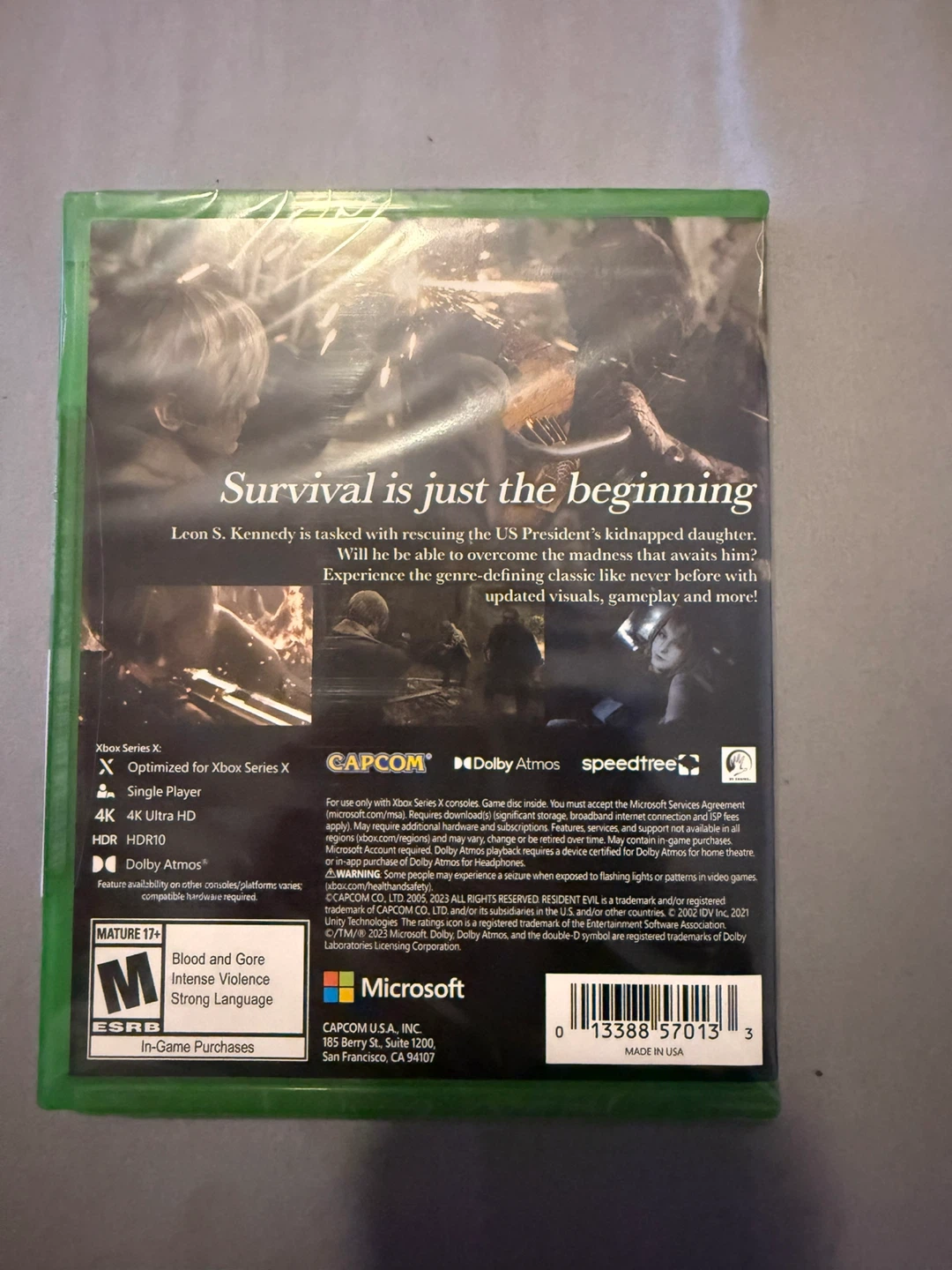 Resident Evil 4 Video Game for Xbox Series X - photo 2