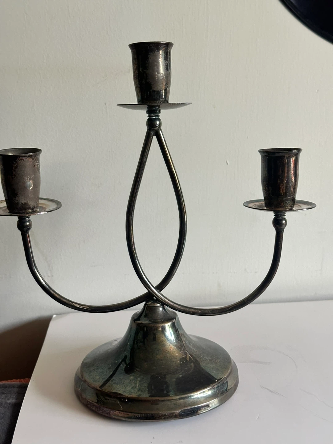 Vintage Silver Plate Candelabra made in England - photo 2