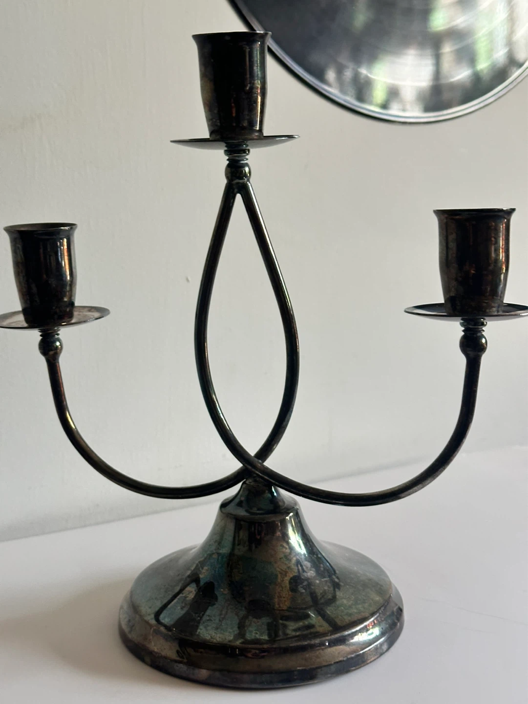 Vintage Silver Plate Candelabra made in England - photo 3