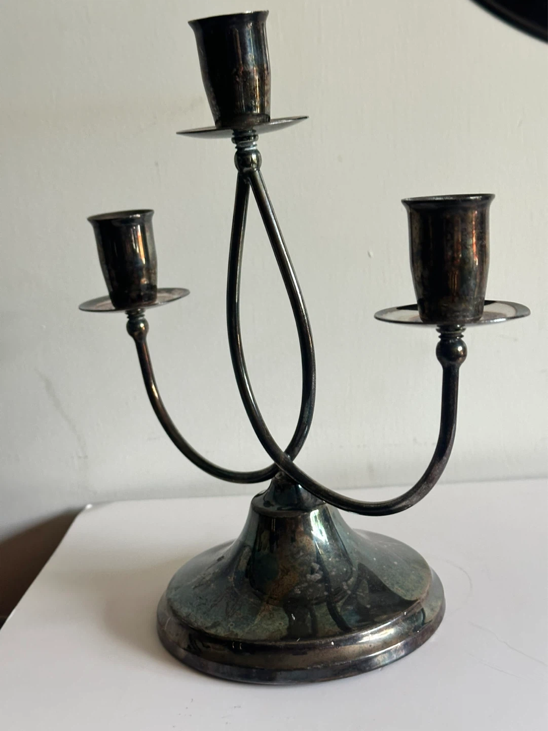 Vintage Silver Plate Candelabra made in England
