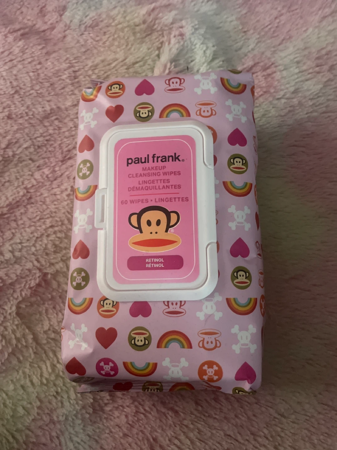 Paul Frank Retinol Makeup Cleansing Wipes - 60 Count