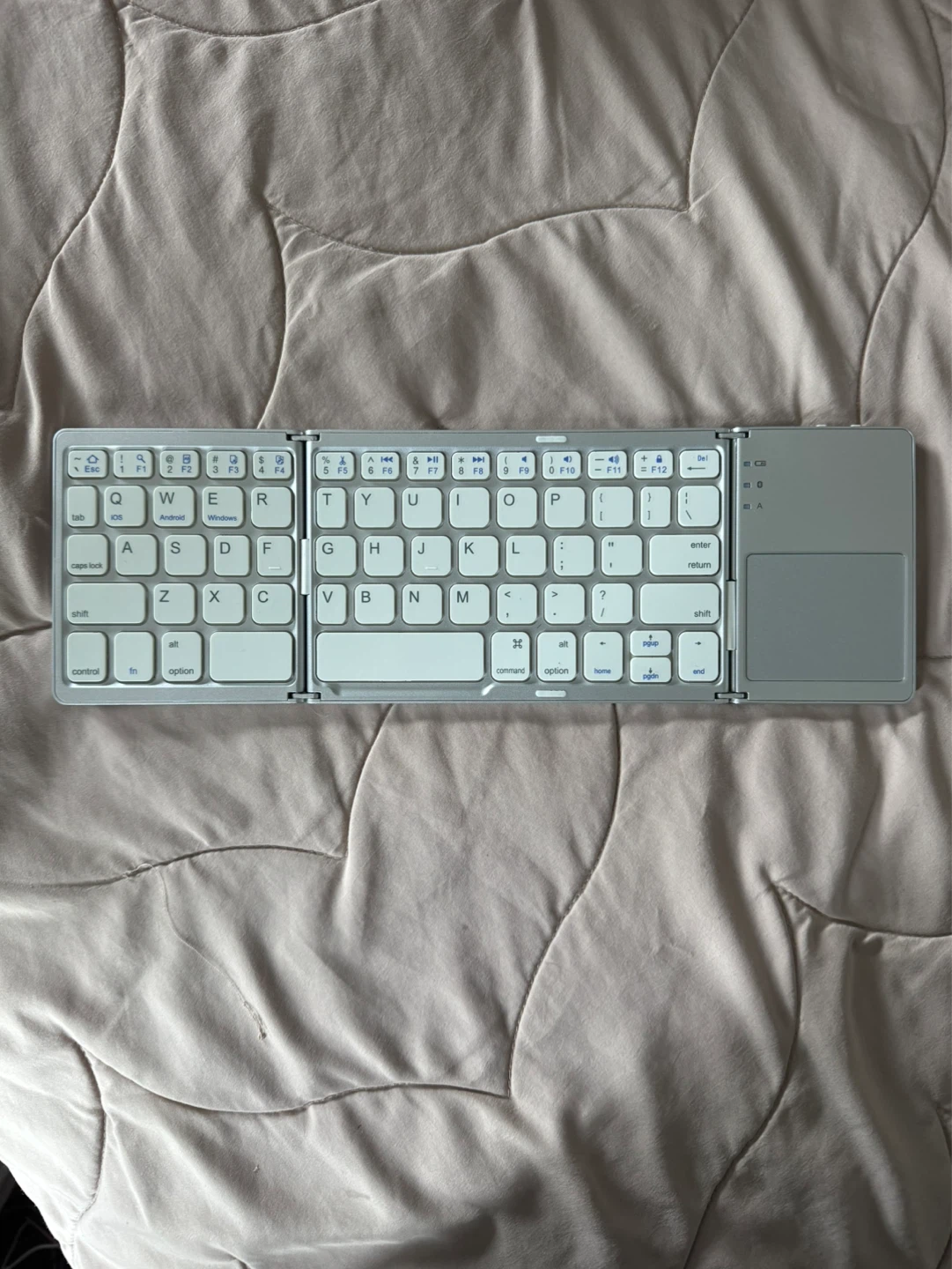 Foldable Bluetooth Keyboard with Touchpad