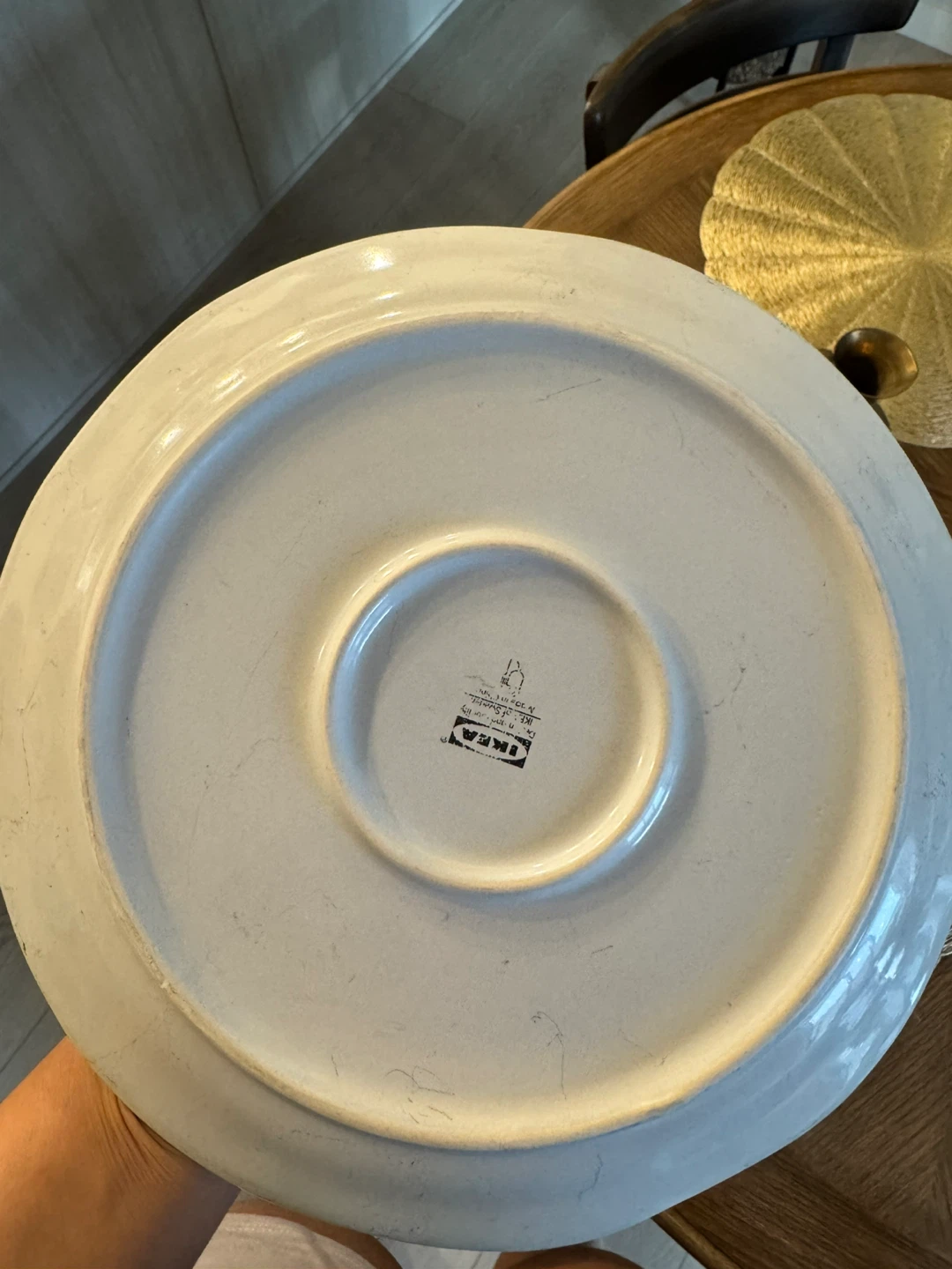 IKEA White  Dinner Plate - set of 6 - photo 3