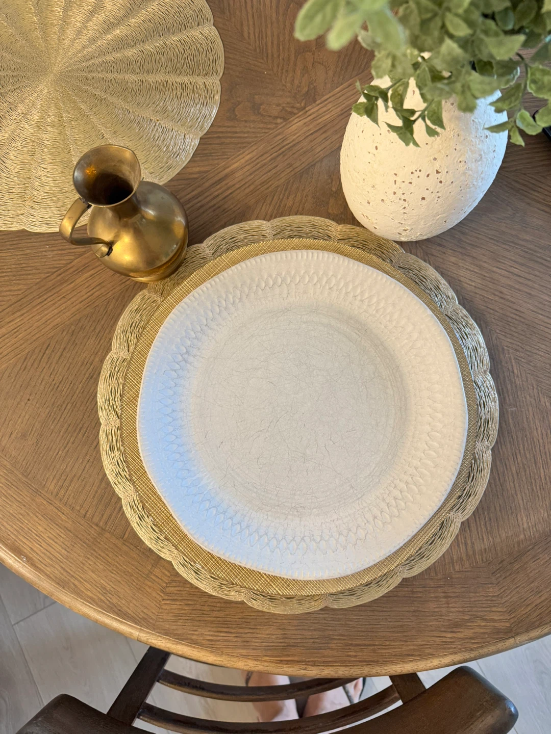IKEA White  Dinner Plate - set of 6
