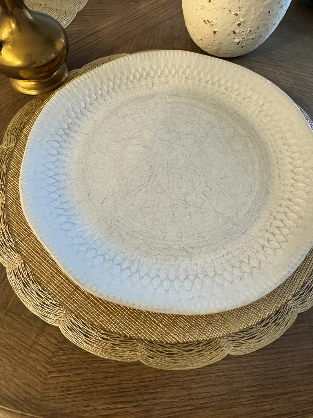 IKEA White  Dinner Plate - set of 6 - photo 2
