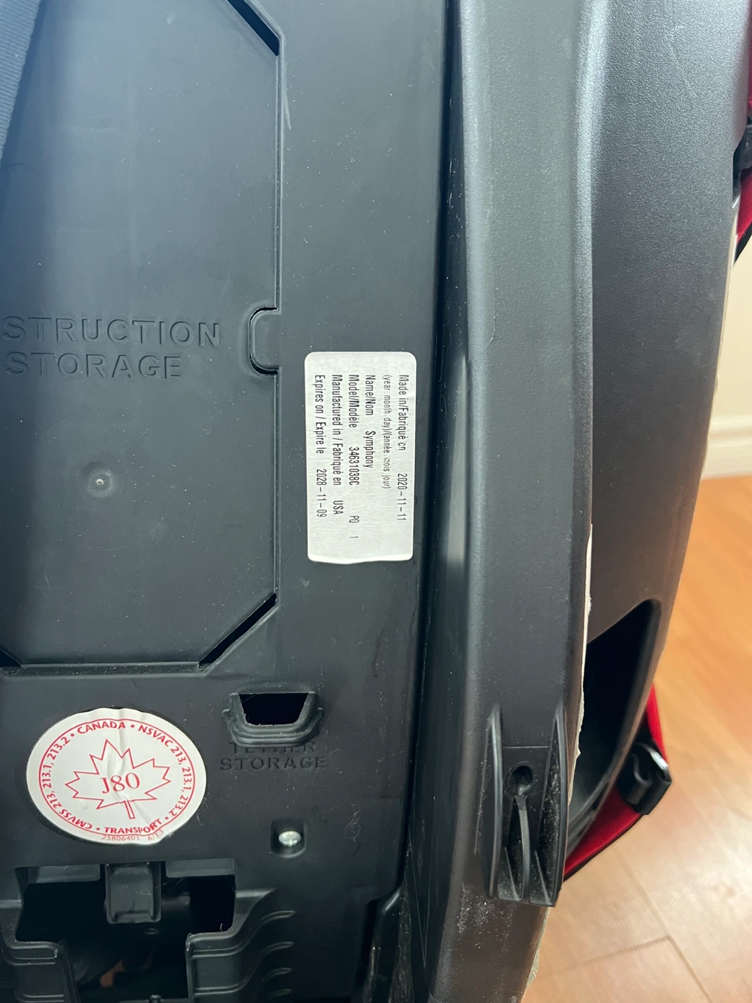Evenflo Symphony 3 Car Seat