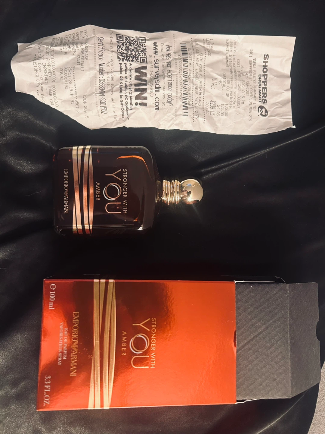 Barely Used Stronger With You Amber Eau de Parfum 100ml