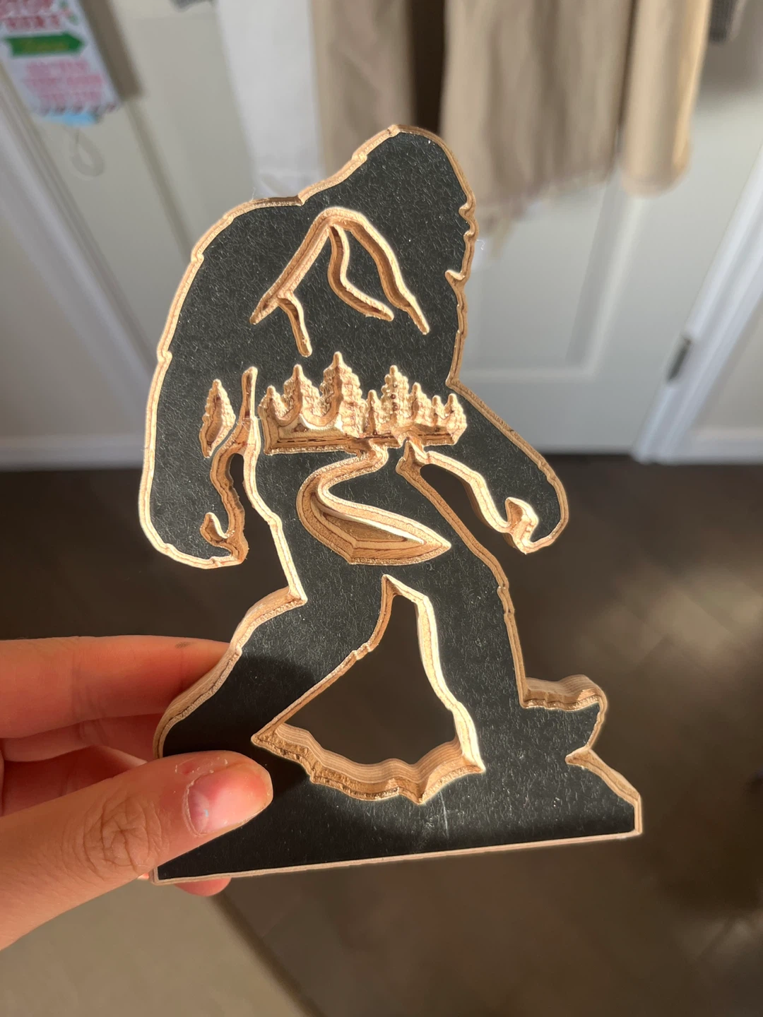 Bigfoot Layered Wooden Art/Decor