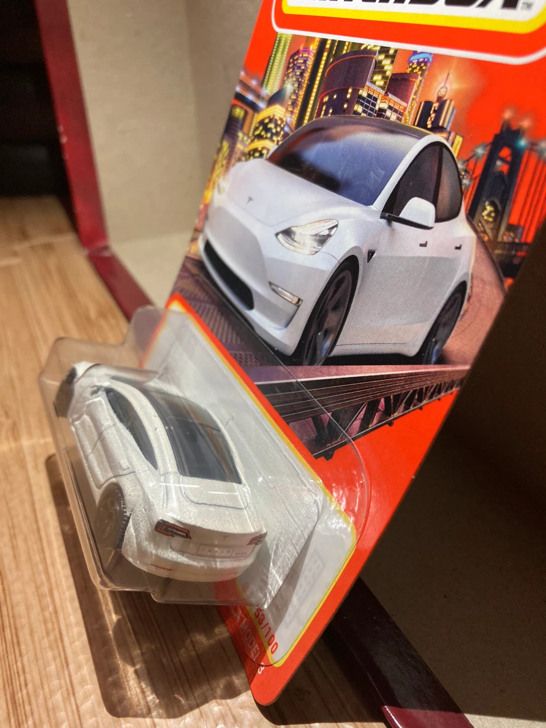 Matchbox / Tesla Model 3 / White - photo 3