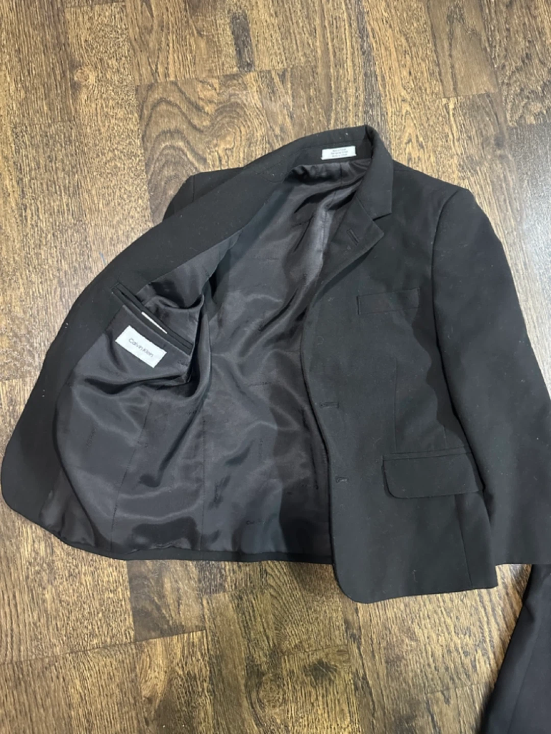 Calvin Klein Black Suit Set - Size 4 - photo 3