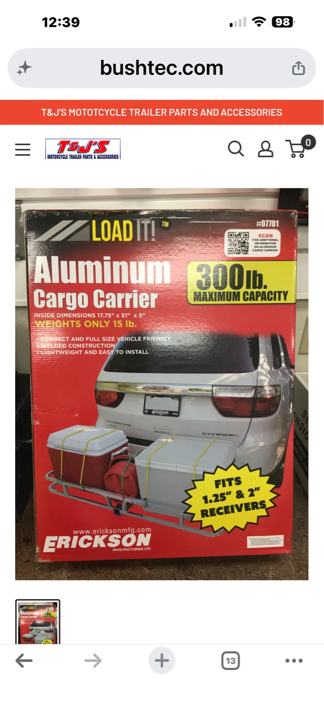 Erickson Aluminum Cargo Carrier - photo 2