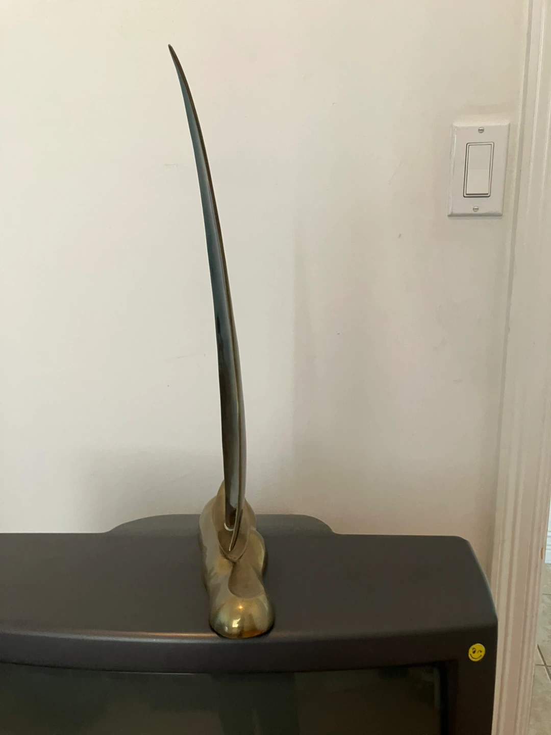 Brass Sailboat Sculpture - photo 4
