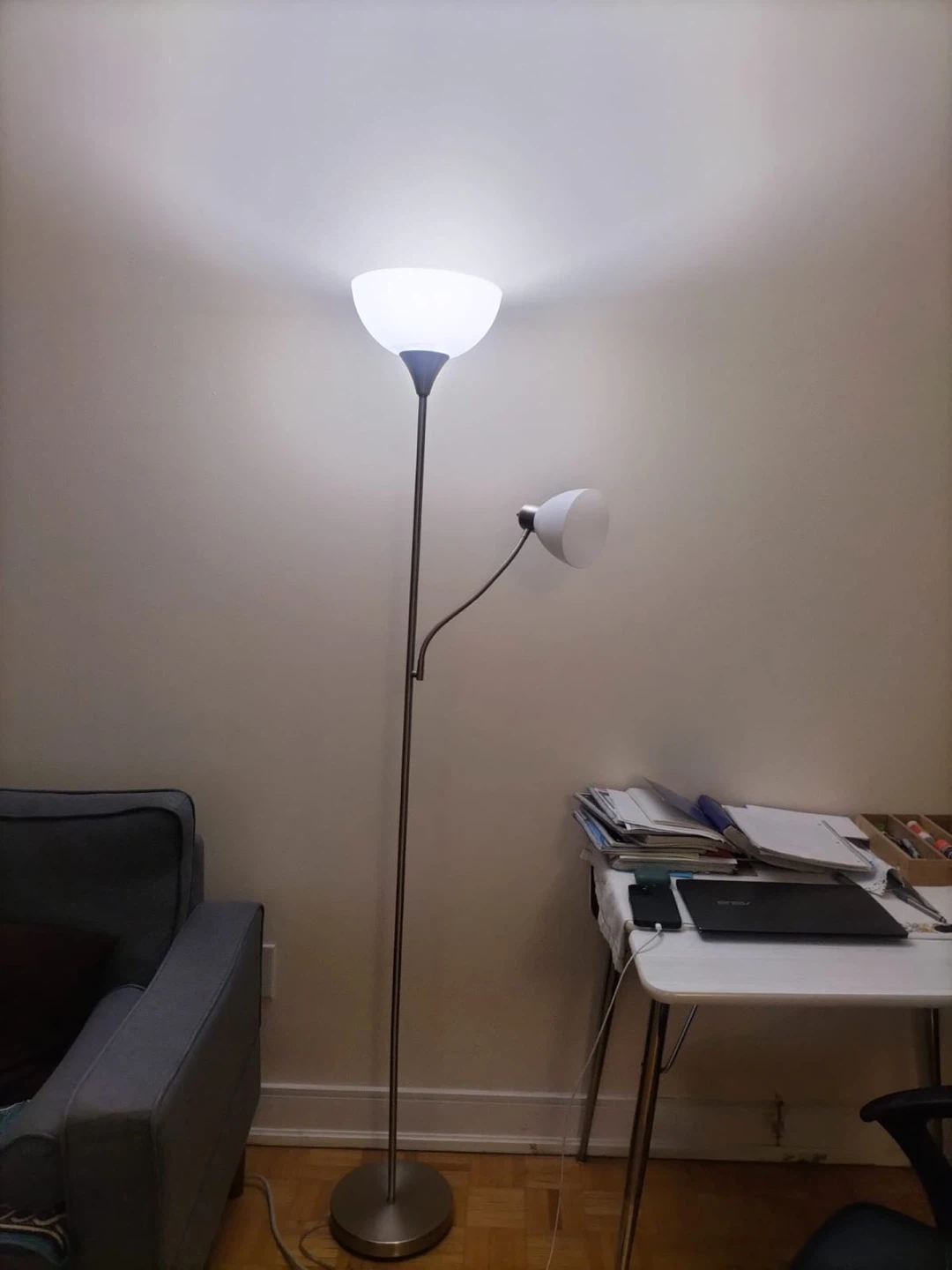 IKEA Floor Lamp with Reading Light - photo 3