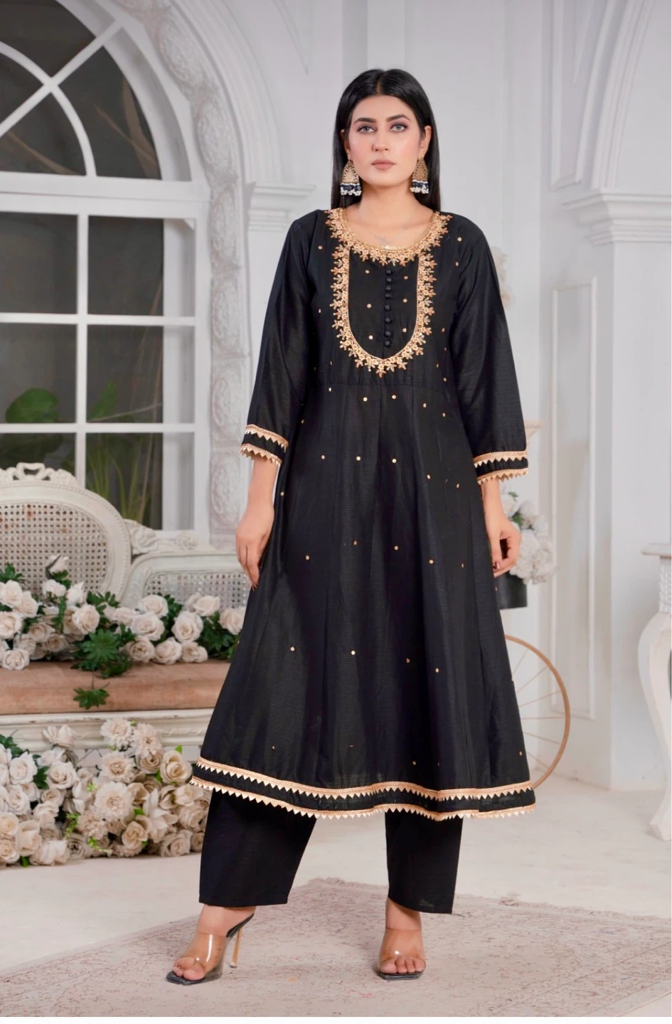 IORAB Black Kurta with Pants