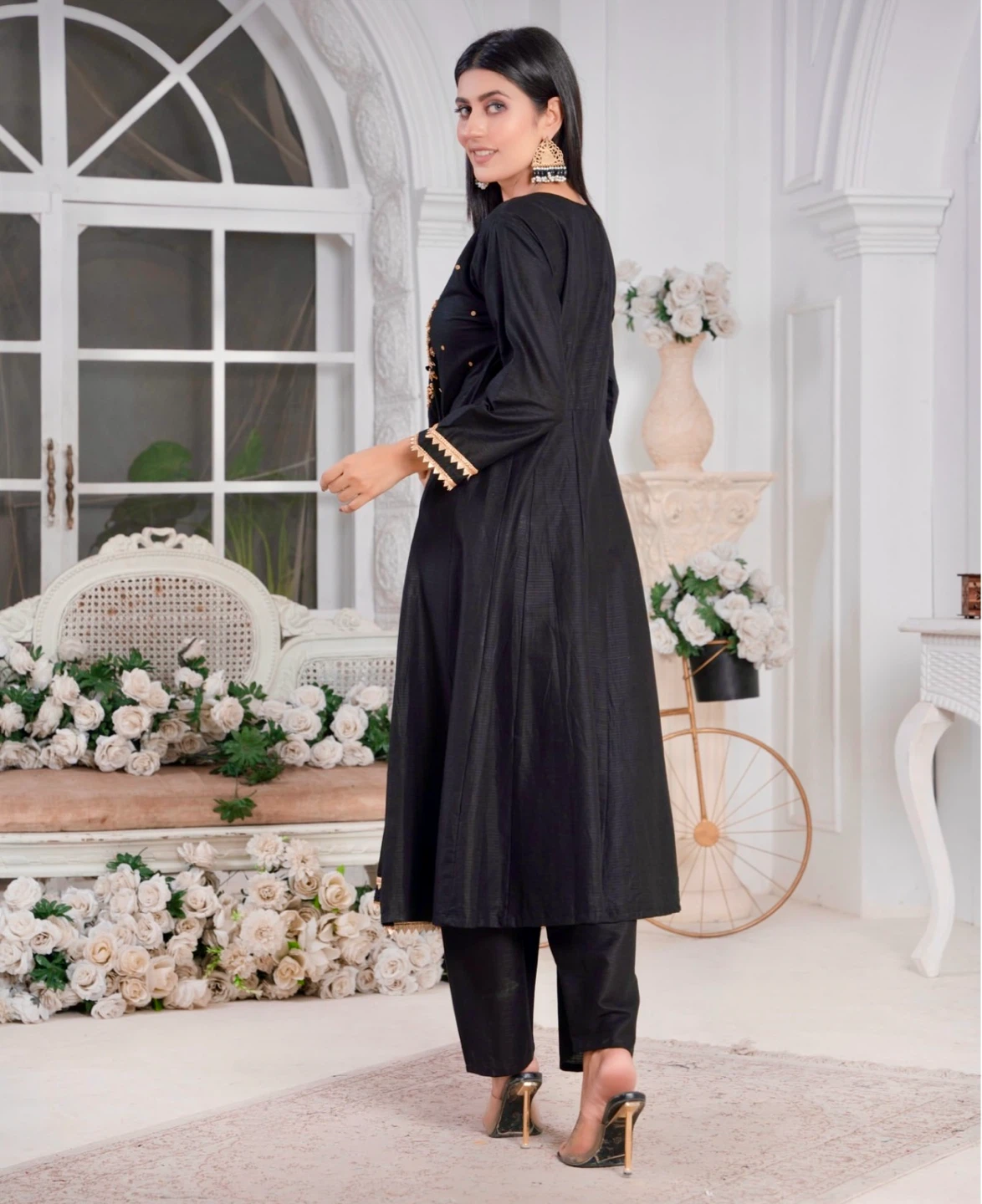 IORAB Black Kurta with Pants - photo 3