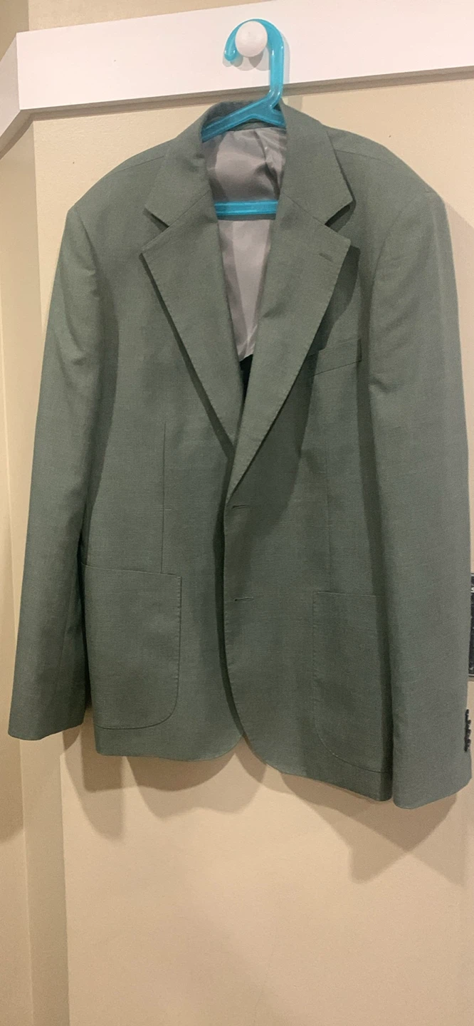 Stylish Italian Suit – Dan John (Sage Green) - photo 4