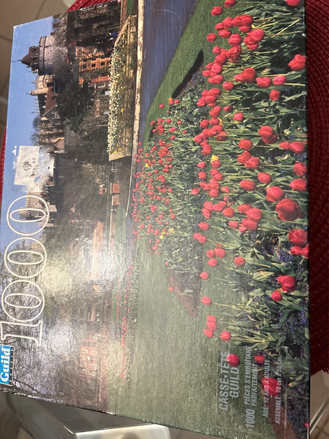 Guild 1000 Piece Jigsaw Puzzle - Castle and Tulips