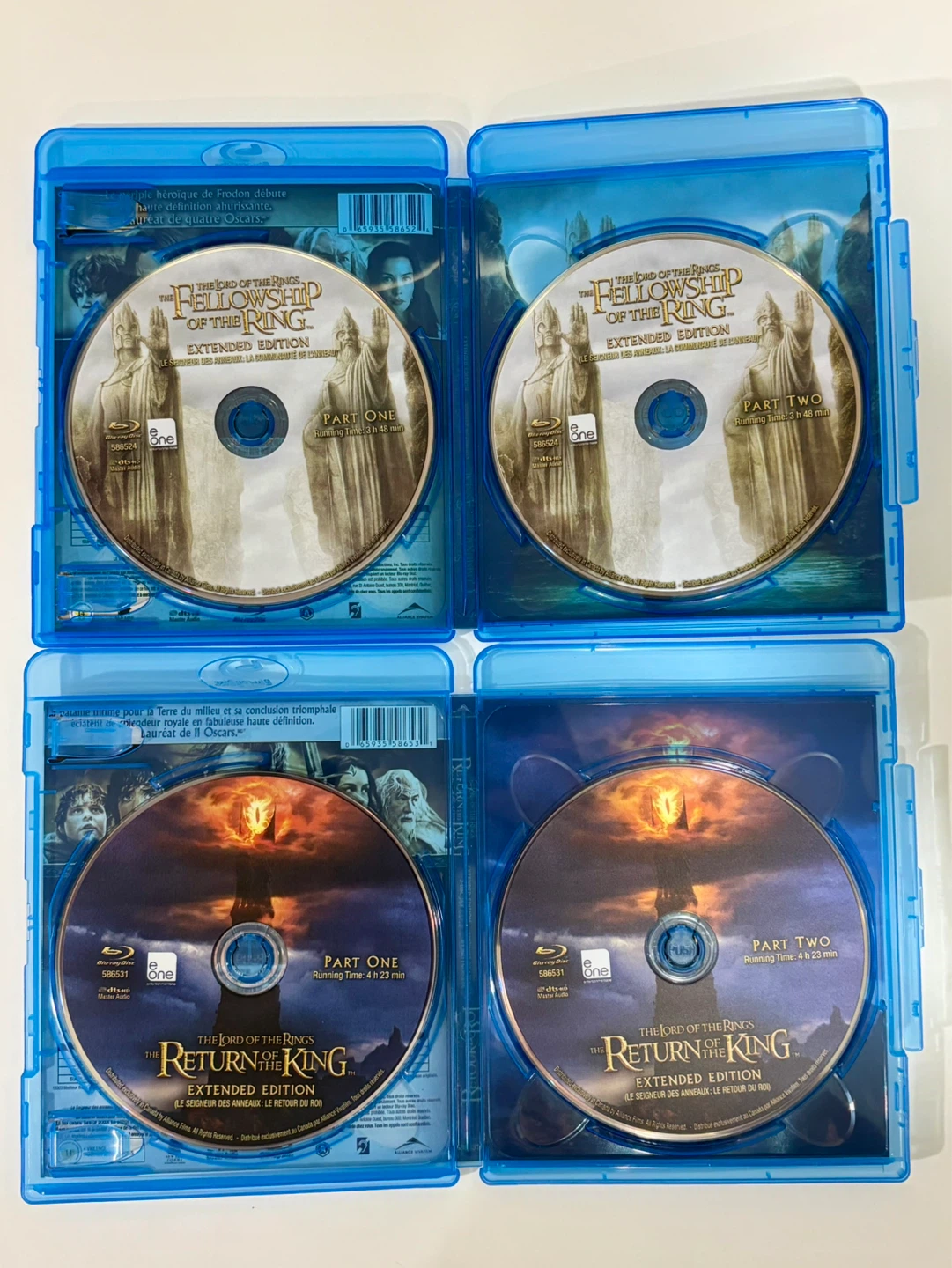 The Lord of the Rings Extended Edition Blu-ray Movies - photo 3